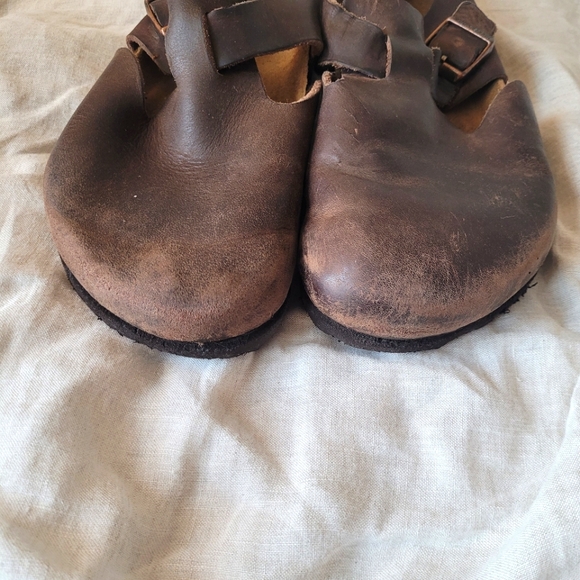 Birkenstock London Oiled Leather Sandals - Size 39 - Gently Loved - Picture 9 of 12